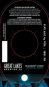 Great Lakes Brewing Co. Blackout Stout Imperial Stout