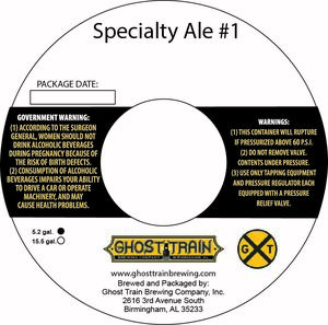 Ghost Train Specialty Ale #1