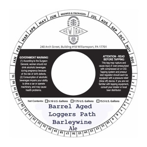 New Trail Brewing Co Barrel Aged Loggers Path Barleywine