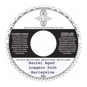 New Trail Brewing Co Barrel Aged Loggers Path Barleywine