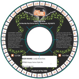 Jersey Cyclone Brewing Company Leafy Branches