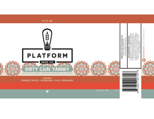 Platform Beer Co Dirty Chai Yammy