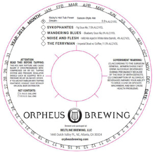 Orpheus Brewing Ricky's Hot Tub Fever Dream