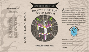 Orpheus Brewing Ricky's Hot Tub Fever Dream