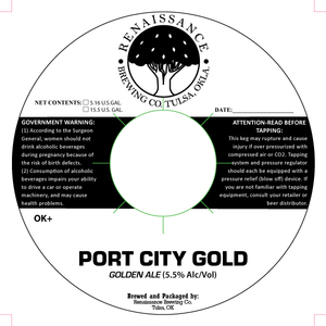 Renaissance Brewing Co. Port City Gold