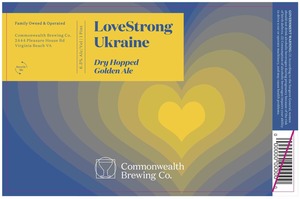 Commonwealth Brewing Co Lovestrong Ukraine