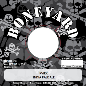 Boneyard Beer Kviek