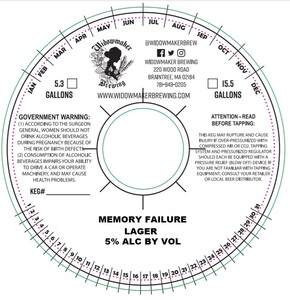 Memory Failure Widowmaker Brewing April 2022