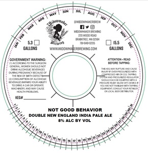 Not Good Behavior Double New England India Pale Ale April 2022