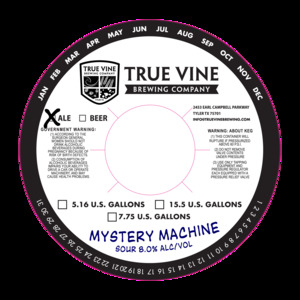 True Vine Brewing Company Mystery Machine