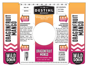 Destihl Brewery Wild Sour Series Dragonfruit Mango