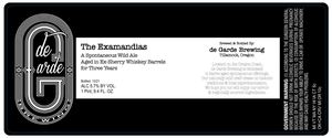 De Garde Brewing The Examandias