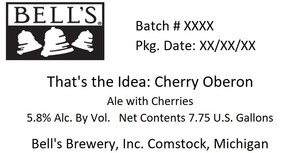 Bell's That's The Idea: Cherry Oberon April 2022