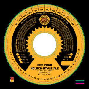 Hopworks Urban Brewery Bee Corp Kolsch-style Ale April 2022