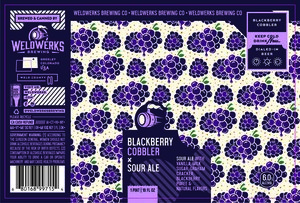 Weldwerks Blackberry Cobbler Sour Ale April 2022