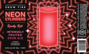 Creature Comforts Brewing Co. Neon Cylinders - Rowdy Red April 2022