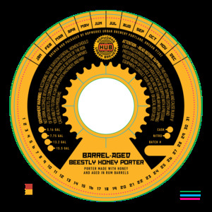 Hopworks Urban Brewery Barrel-aged Beestly Honey Porter