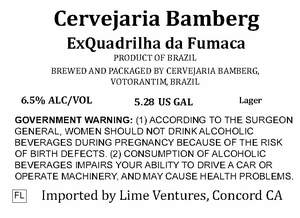 Cervejaria Bamberg Exquadrilha Da Fumaca