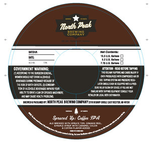 North Peak Brewing Company Spruced Up: Coffee IPA April 2022