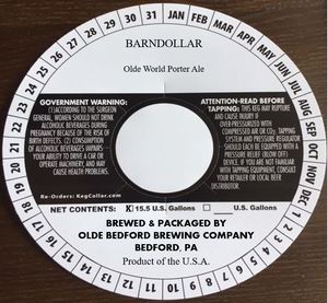 Olde Bedford Brewing Company Barndollar