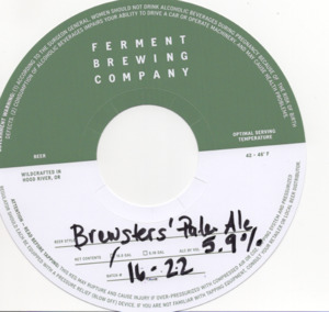 Brewster's Pale Ale 