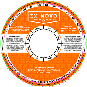 Ex Novo Brewing Company Groovin' Gravity April 2022