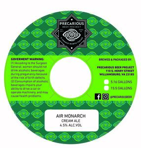 Precarious Beer Project Air Monarch