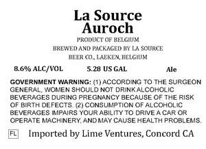 La Source Auroch April 2022