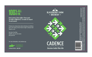 Blackberry Farm Brewery Cadence April 2022