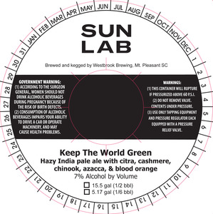 Sun Lab Keep The World Green