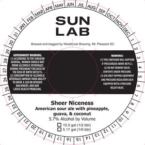 Sun Lab Sheer Niceness May 2022