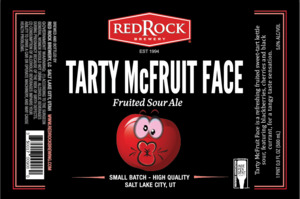 Red Rock Brewery Tarty Mcfruit Face April 2022