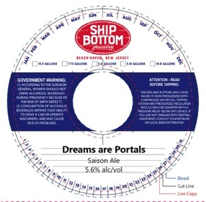 Ship Bottom Brewery Dreams Are Portals April 2022
