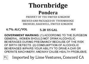 Thornbridge Pondera