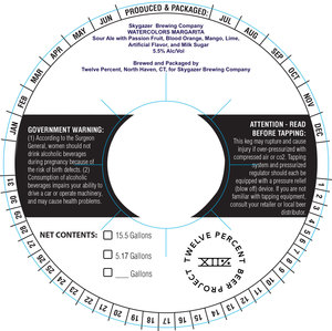 Skygazer Brewing Company Watercolors Margarita