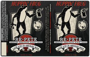 Hoppin' Frog Re-pete Amazing Amburana Black Lager May 2022