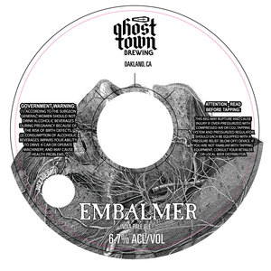 Ghost Town Brewing Embalmer