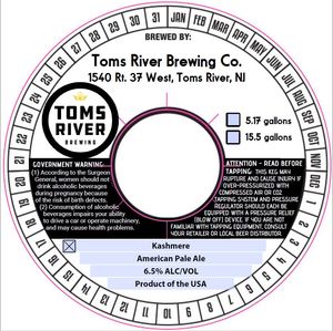 Toms River Brewing Co. Kashmere