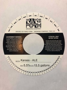 Rare Form Brewing Company Karass