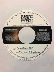 Rare Form Brewing Company Rare Can
