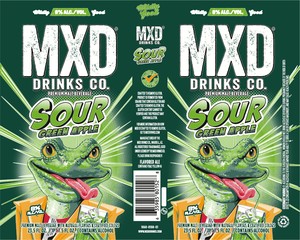Mxd Drinks Co. Sour Green Apple April 2022