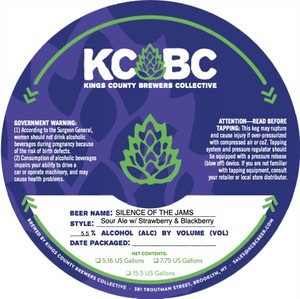 Kings County Brewers Collective Silence Of The Jams April 2022