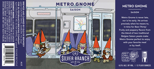 Silver Branch Brewing Co. Metro Gnome Saison April 2022