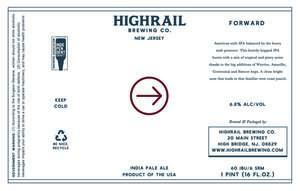 Highrail Brewing Co. Forward