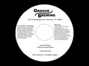 Groove Brewing Lemon Pilsner