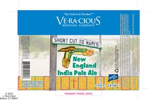 Veracious Brewing Company Short Cut To Napis New England India Pale Ale