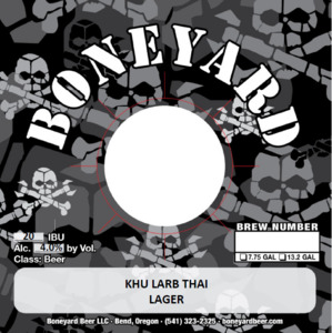 Boneyard Beer Khu Larb Thai
