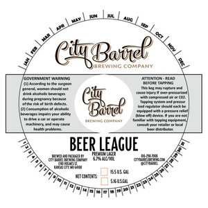 Beer League Premium Lager April 2022