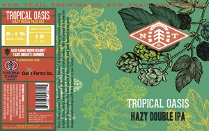 New Trail Brewing Co Tropical Oasis April 2022
