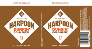 Harpoon Dunkin' Cold Brew